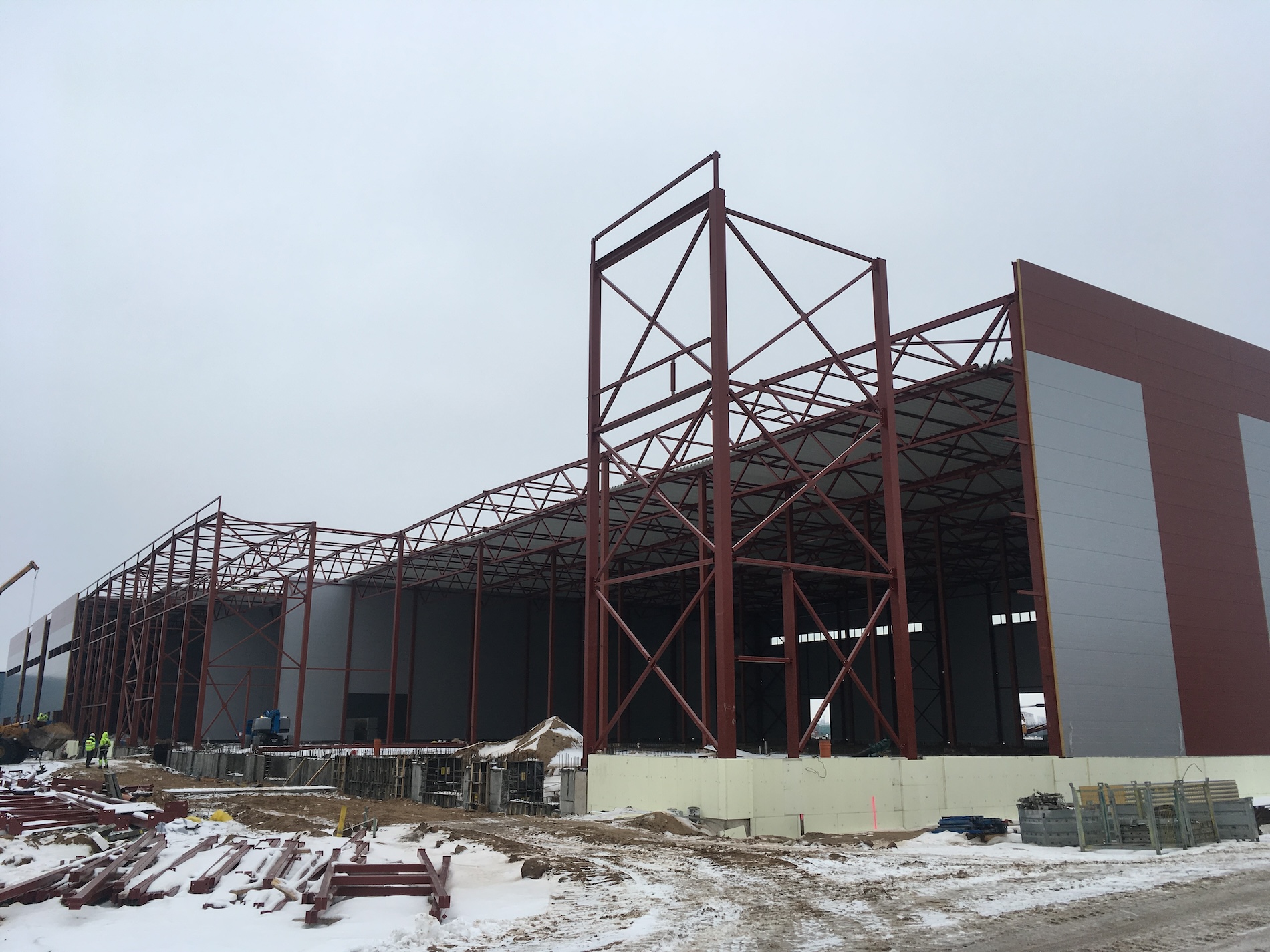 Construction of new warehouse at BCT